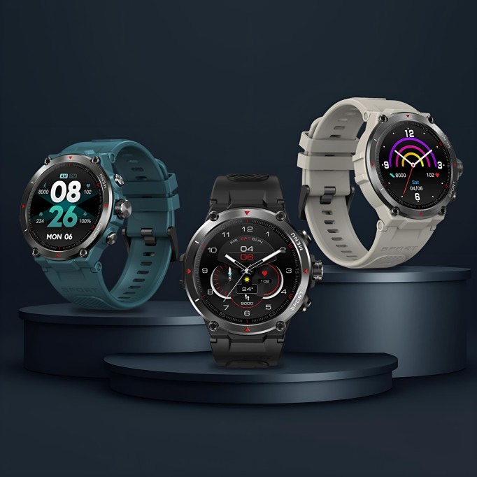 Zeblaze Stratos 2 AMOLED Ekran Nabız, SpO2 Ölçen GPS'li Akıllı Saat Gri Zeblaze Stratos 2 AMOLED Ekran Nabız, SpO2 Ölçen GPSli Akıllı Saat Gri