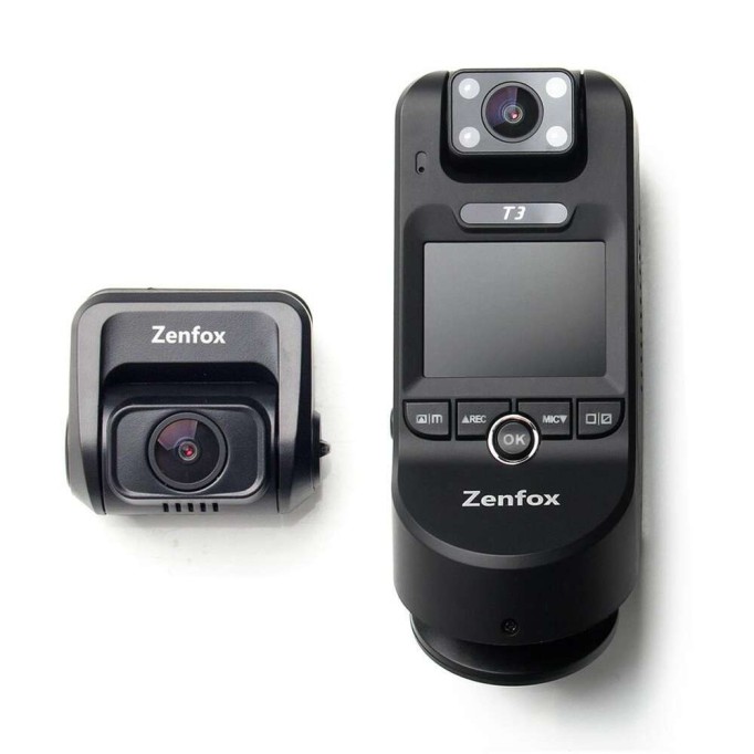 Zenfox T3 WiFi 3 Kanallı Quad HD Araç İçi Kamera Zenfox T3 WiFi 3 Kanallı Quad HD Araç İçi Kamera
