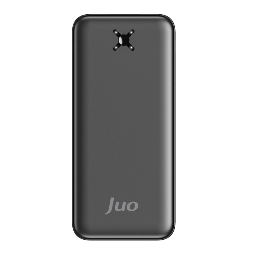 Juo 10000 mAh 10.5W Çift USB-A Çıkışlı Powerbank Taşınabilir Hızlı Şarj Cihazı Siyah - 1