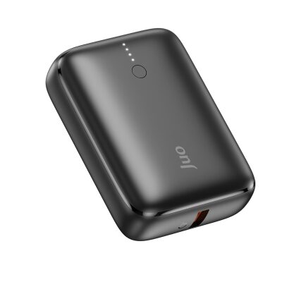 Juo 10000 mAh 22.5W USB-A + USB-C Powerbank Taşınabilir Hızlı Şarj Cihazı Siyah - 1