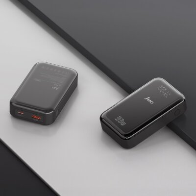 Juo 10000 mAh 33W LED Watt Amper Göstergeli USB-A + Type-C Powerbank Taşınabilir Hızlı Şarj Cihazı - 3