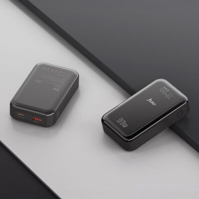 Juo 10000 mAh 33W LED Watt Amper Göstergeli USB-A + Type-C Powerbank Taşınabilir Hızlı Şarj Cihazı - 3