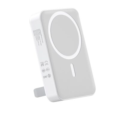 Juo 10000 mAh MagSafe Powerbank Standlı PD20W Taşınabilir Kablosuz Hızlı Şarj Cihazı Beyaz