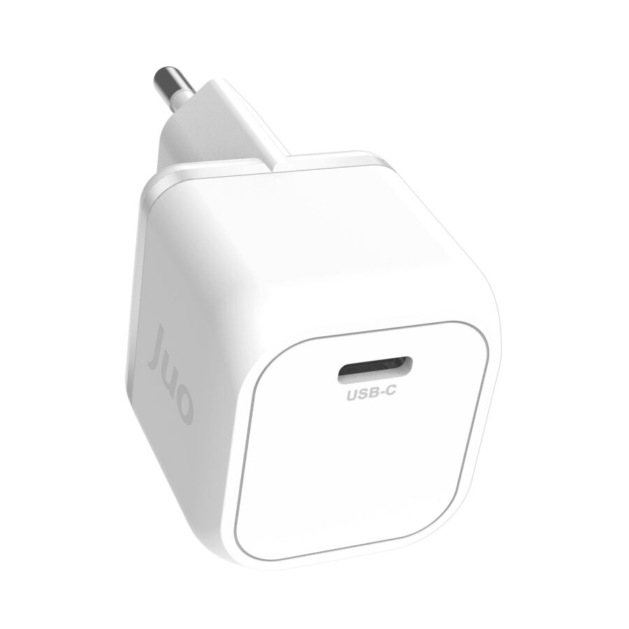 Juo 20W GaN USB-C Şarj Aleti iPhone & iPad & Android Uyumlu PD QC4.0 Type-C Hızlı Şarj Cihazı Beyaz - 2