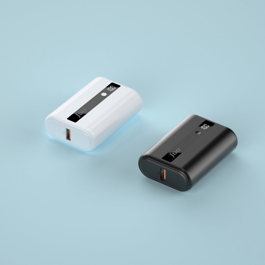 Juo 22.5W 10000 mAh Led Ekranlı Mini Powerbank Taşınabilir Hızlı Şarj Cihazı - 2