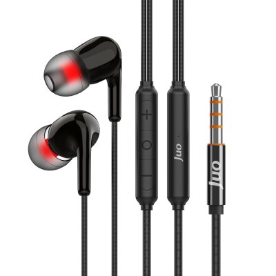 Juo 3.5mm Jack Girişli Mikrofonlu Kablolu Kulak İçi Kulaklık