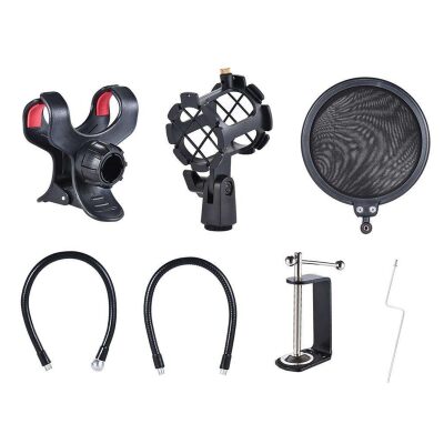 Juo 360 Derece Ayarlanabilir Telefon ve Mikrofon Tutucu - 4