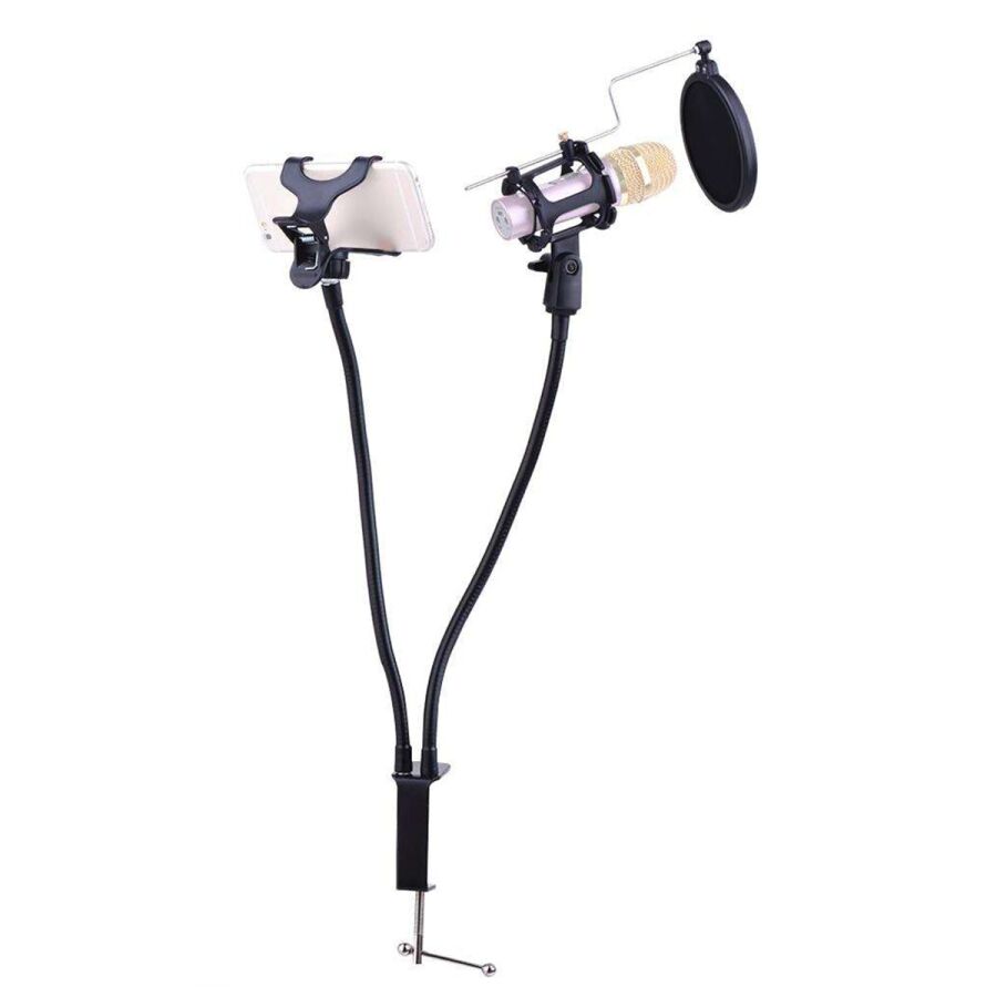 Juo 360 Derece Ayarlanabilir Telefon ve Mikrofon Tutucu - 1