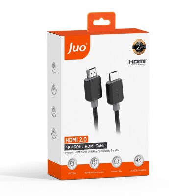 Juo 4K 60Hz 18Gbps HDR ARC HDCP Destekli HDMI 2.0 Kablo 1 Metre - 7