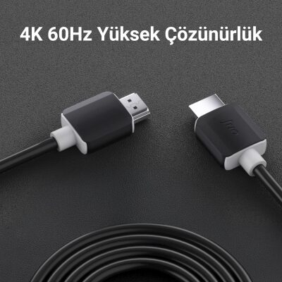 Juo 4K 60Hz 18Gbps HDR ARC HDCP Destekli HDMI 2.0 Kablo 1 Metre - 3