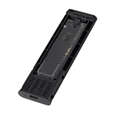 Juo JHD35 M.2 SATA ve NVMe SSD Dual Protocol Disk Kutusu Type-C USB 3.1 10Gbps Alüminyum 4TB Destekli Harici SSD Disk Kutusu - 7