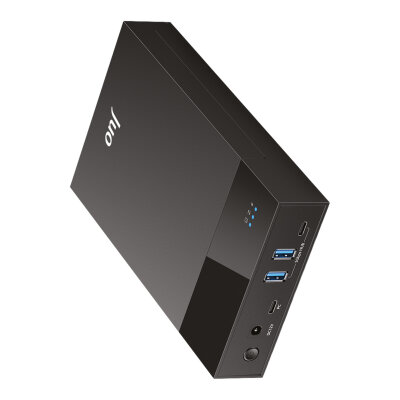 Juo JHD40 2.5" ve 3.5" İnç SATA HDD SSD Harici Disk Kutusu, USB 3.1 Type-C 5Gbps, 3 Port USB Hub, 24TB Destekli - 7