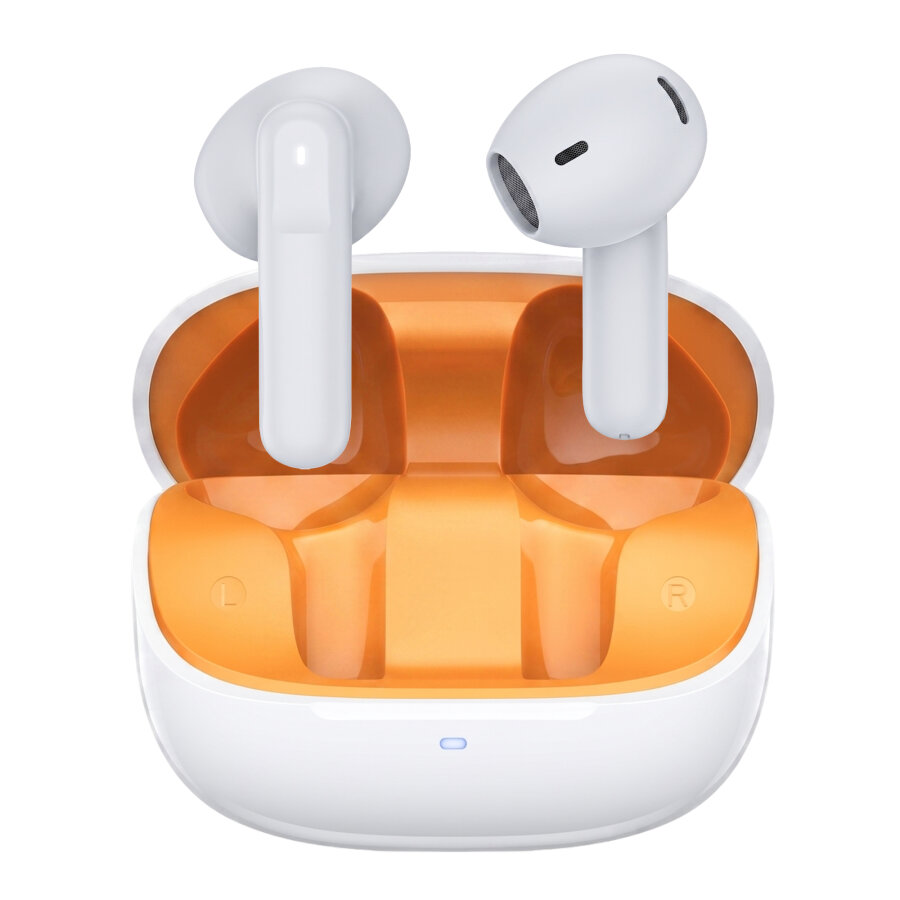 Juo JT2 Bluetooth 6.0 TWS Kablosuz Kulak İçi Kulaklık 4 Mikrofonlu ANC ENC Gürültü Engelleme 13mm Sürücü Beyaz - 1