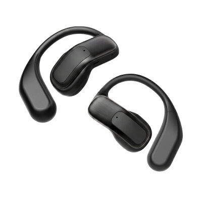 Juo JT3 Bluetooth 6.0 Open Ear OWS Kablosuz Bluetooth Kulaklık 14.2mm Sürücü Kulak Kancalı Açık Spor Kulaklığı 90 saat Pil Ömrü Siyah - 8