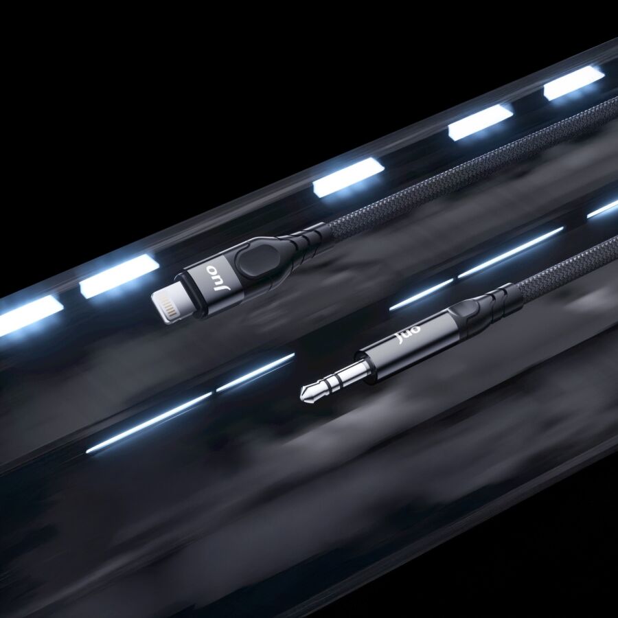 Juo Lightning to 3.5mm Jack Aux Stereo TRS Ses Kablosu 1 Metre - 3