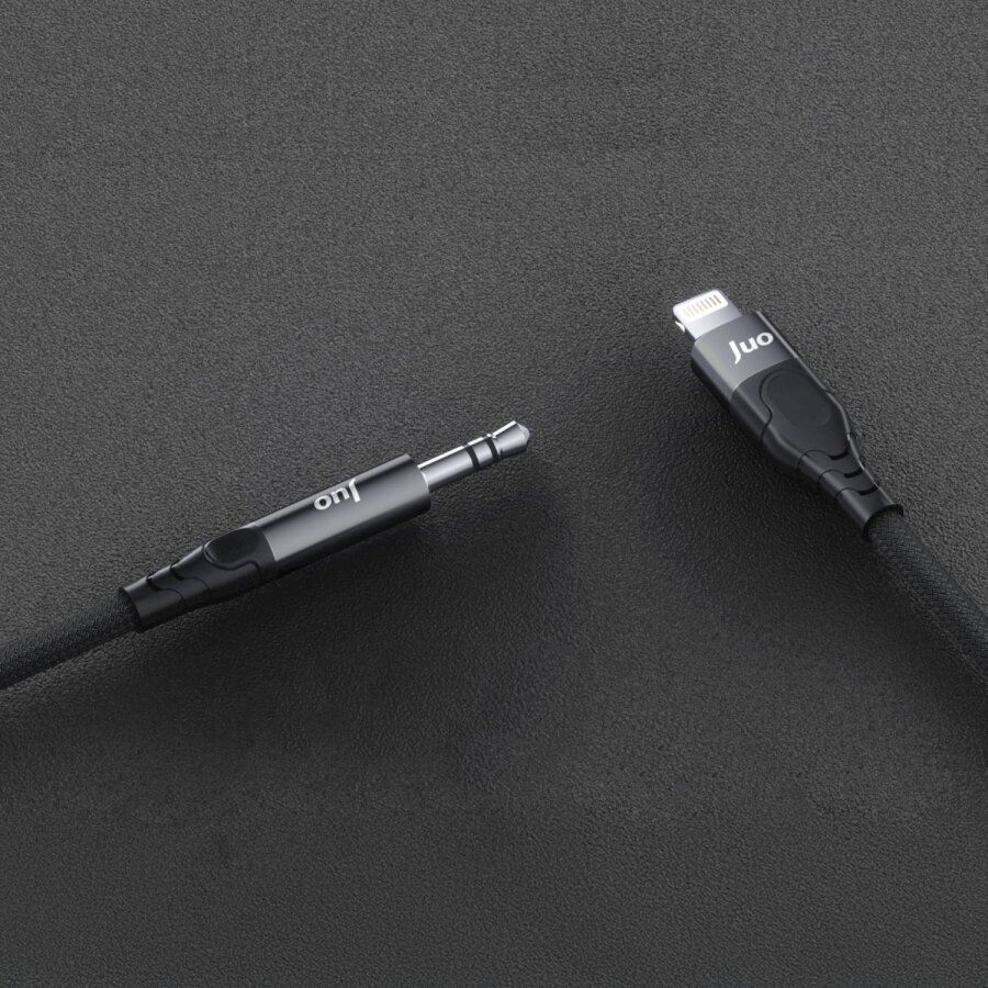 Juo Lightning to 3.5mm Jack Aux Stereo TRS Ses Kablosu 1 Metre - 4