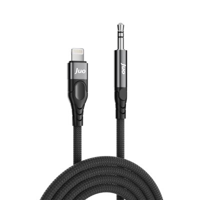 Juo Lightning to 3.5mm Jack Aux Stereo TRS Ses Kablosu 1 Metre - 5