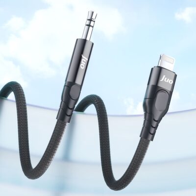 Juo Lightning to 3.5mm Jack Aux Stereo TRS Ses Kablosu 1 Metre - 2