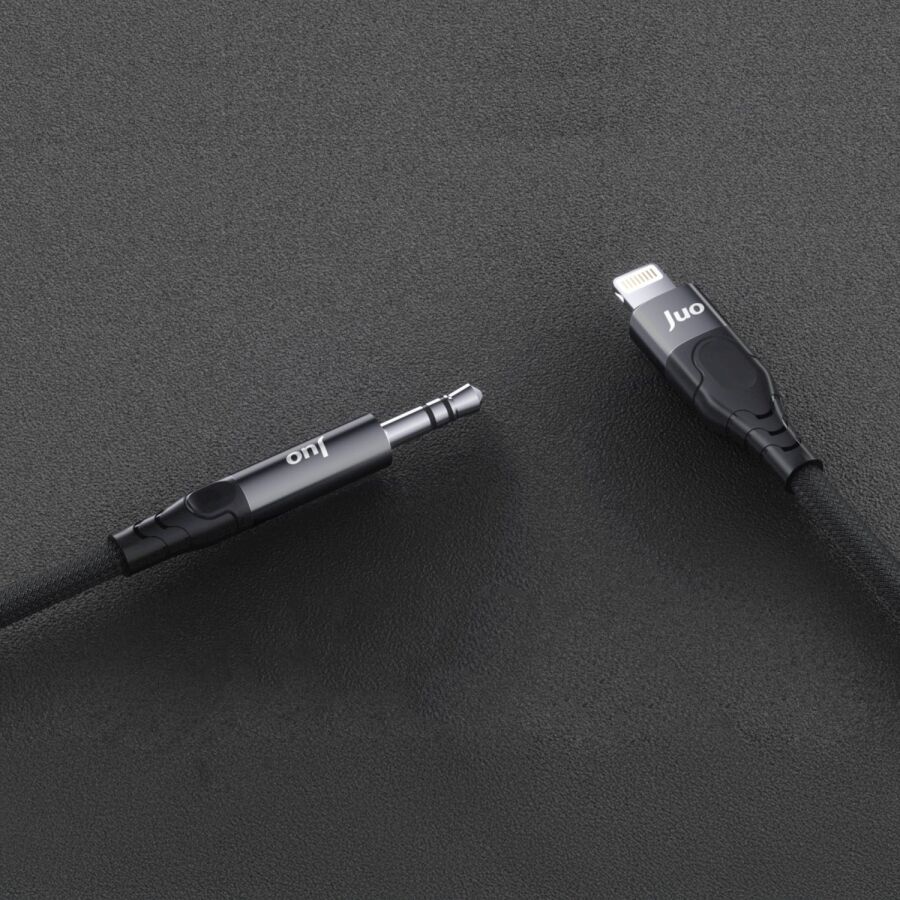 Juo Lightning to 3.5mm Jack Aux Stereo TRS Ses Kablosu 1 Metre - 4