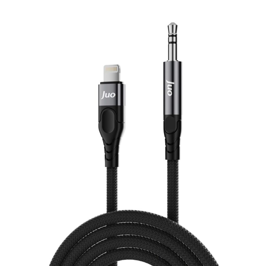 Juo Lightning to 3.5mm Jack Aux Stereo TRS Ses Kablosu 1 Metre - 1