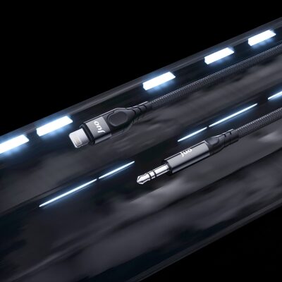 Juo Lightning to 3.5mm Jack Aux Stereo TRS Ses Kablosu 1 Metre - 3