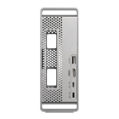 Juo Mac Mini M6, M5 Pro, M4 için Dock Station NVMe SSD Kutusu USB Çoklayıcı Hub 10Gbps 4K 60Hz HDMI SD/TF 4.0 Kart Okuyucu 100W PD Alüminyum Stand - 9