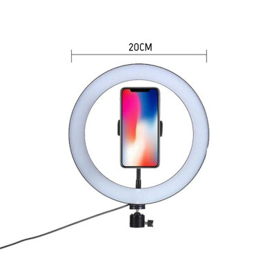 Juo MJ20 RGB Ring Light 20Cm Led Video Işığı (Ayak Dahil) - 9
