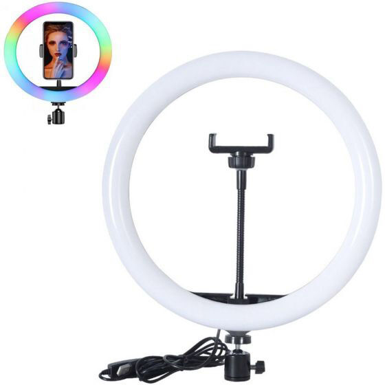 Juo MJ20 RGB Ring Light 20Cm Led Video Işığı (Ayak Dahil) - 1