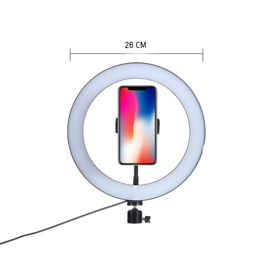 Juo MJ26 RGB Ring Light 26Cm Led Video Işığı (Ayak Dahil) - 2