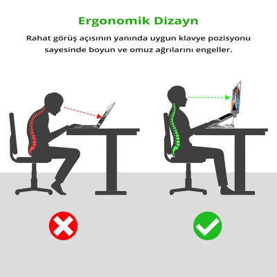 Juo Rabbit Alüminyum Portatif Notebook ve Tablet Standı - 4