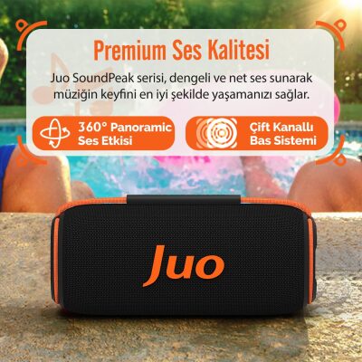 Juo SoundPeak Blaze 30W RGB Bluetooth Hoparlör Kablosuz Taşınabilir Speaker - 7