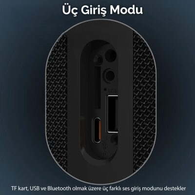 Juo SoundPeak Blaze 30W RGB Bluetooth Hoparlör Kablosuz Taşınabilir Speaker - 8