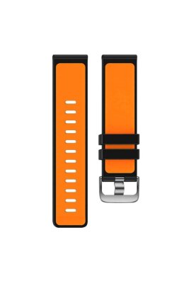JUO Sports Akıllı Saat Yedek Kordon Siyah - Turuncu