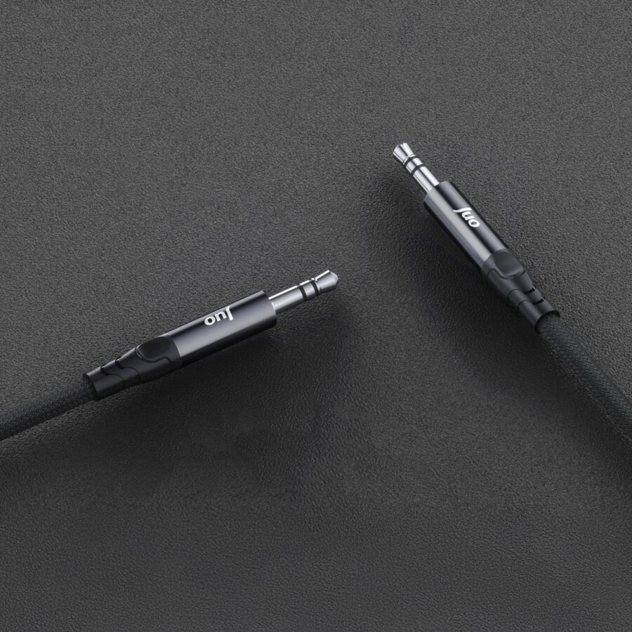 Juo Stereo 3.5mm TRS Jack Örgülü Aux Ses Kablosu 2 Metre - 4
