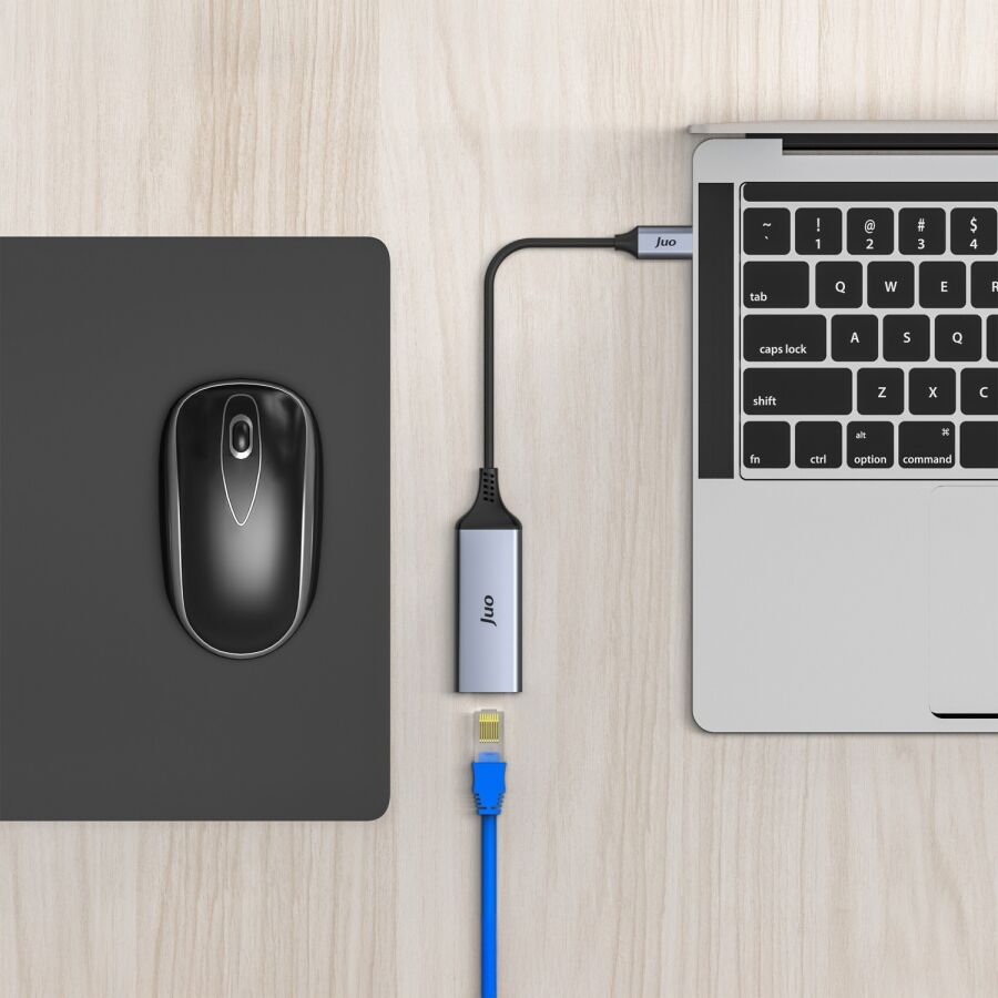 Juo Type-C 1000Mbps USB 3.2 Gigabit Ethernet Dönüştürücü Adaptör - 7