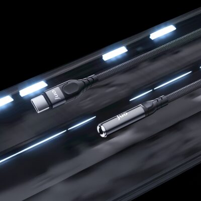 Juo USB Type-C to 3.5mm Jack Aux Kulaklık Mikrofon Çevirici Dönüştürücü Adaptör Kablo - 3