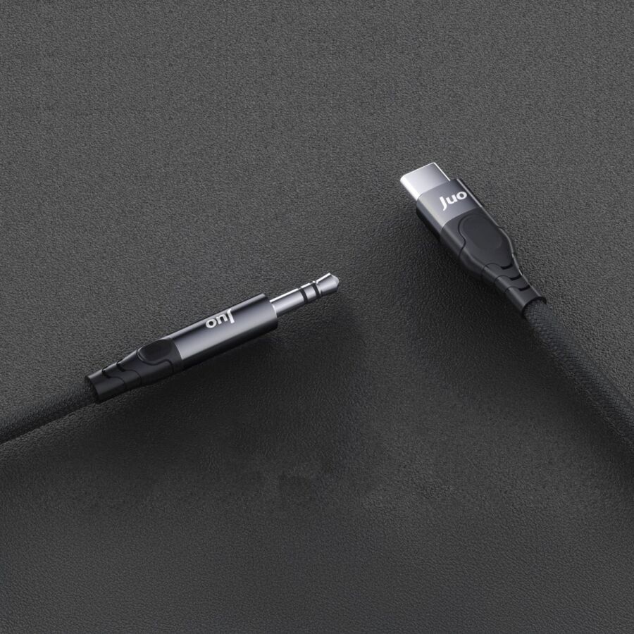 Juo USB Type-C to 3.5mm Jack Aux Stereo TRS Ses Kablosu 1 Metre - 4