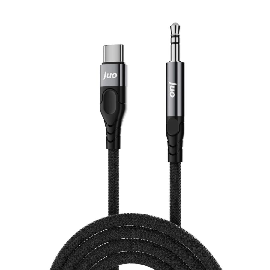 Juo USB Type-C to 3.5mm Jack Aux Stereo TRS Ses Kablosu 1 Metre - 1