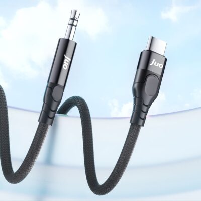Juo USB Type-C to 3.5mm Jack Aux Stereo TRS Ses Kablosu 1 Metre - 2