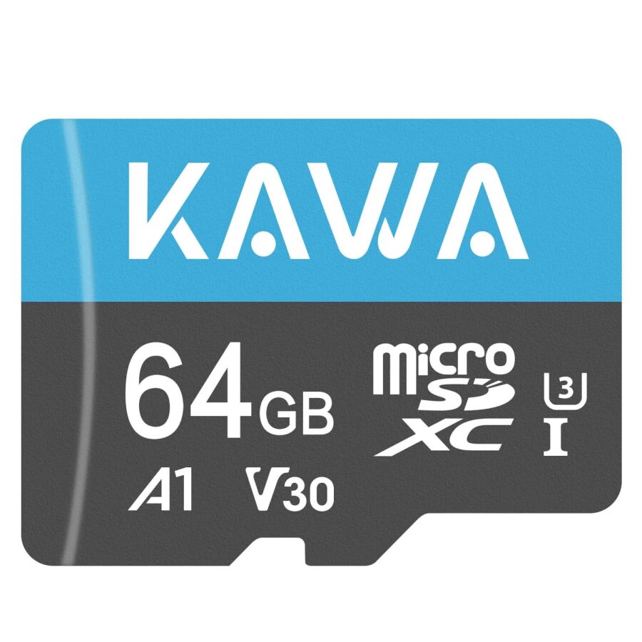 Kawa 64GB Micro SD Hafıza Kartı High Endurance Class 10 Yüksek Hızlı Araç Kameralarıya Uyumlu - 1