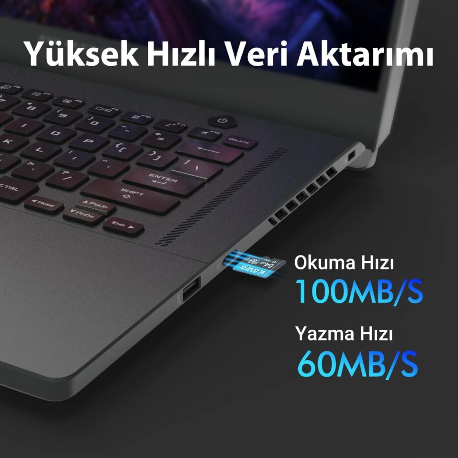 Kawa 64GB Micro SD Hafıza Kartı High Endurance Class 10 Yüksek Hızlı Araç Kameralarıya Uyumlu - 3