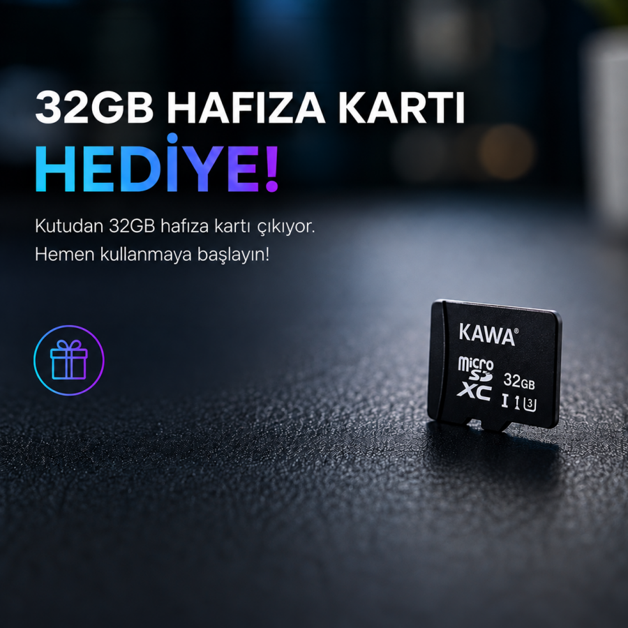 Kawa D6 3K 1620P 145° Geniş Açı Lens DSI-2 Gece Görüşlü G-Sensörlü WDR WiFi Araç Kamerası - 9