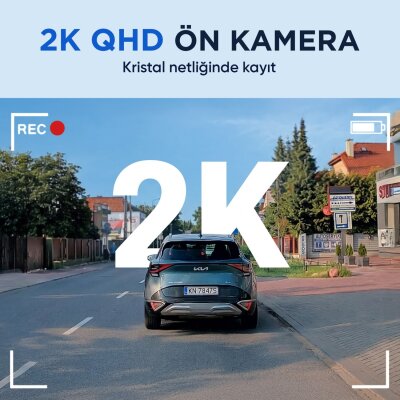 Kawa Mini ORB 2K QHD 360° Döndürülebilir Wi-Fi Gece Görüşlü Araç Kamerası - 3