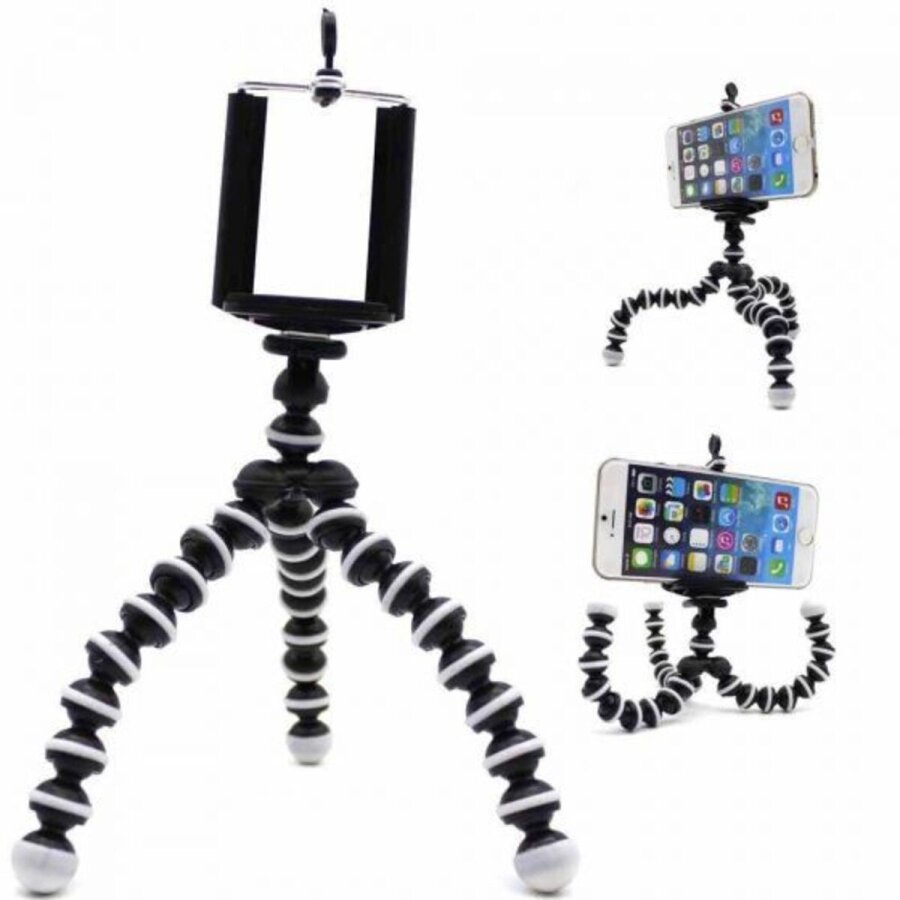 KingMa Akrobat Mini Ahtapot Tripod Telefon Tutucu Pembe - 2
