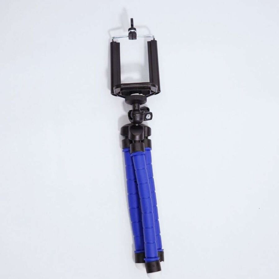 KingMa Esnek Ahtapod Tripod Telefon Tutucu Mavi - 6