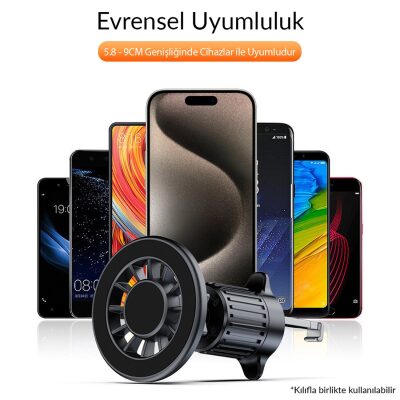 KingMa MagSafe Uyumlu Manyetik Araç içi Telefon Tutucu - 10