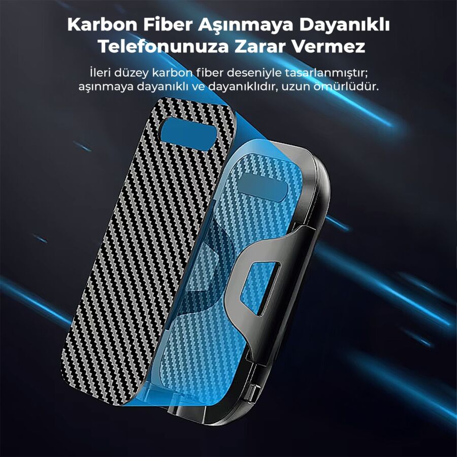 KingMa Vantuzlu Uzayan Ayarlanabilir Cam ve Torpido İçin Araç İçi Telefon Tutucu - 8