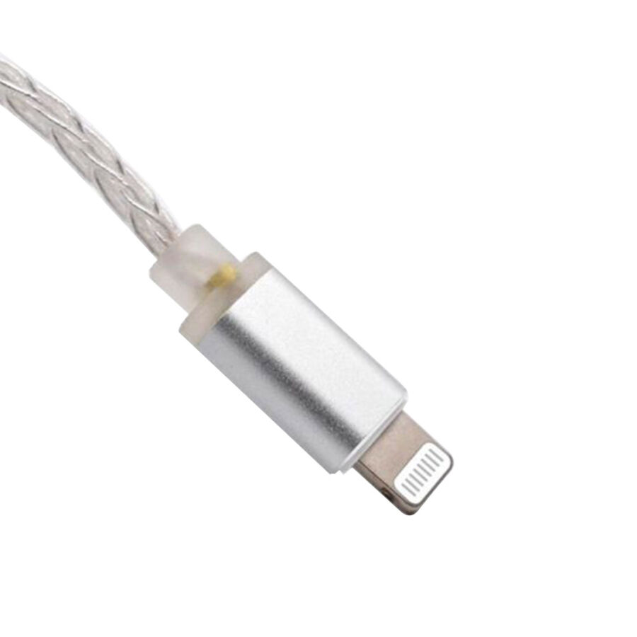 KZ Lightning B Tipi Kulaklık Kablosu Gümüş - 1