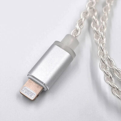 KZ Lightning B Tipi Kulaklık Kablosu Gümüş - 2