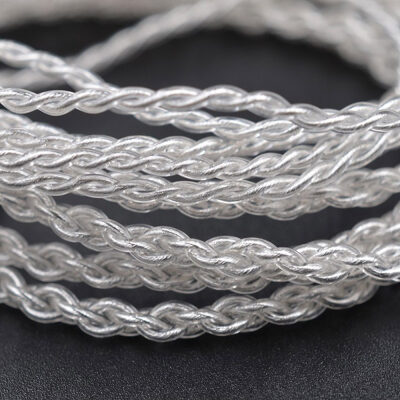 KZ Lightning B Tipi Kulaklık Kablosu Gümüş - 5